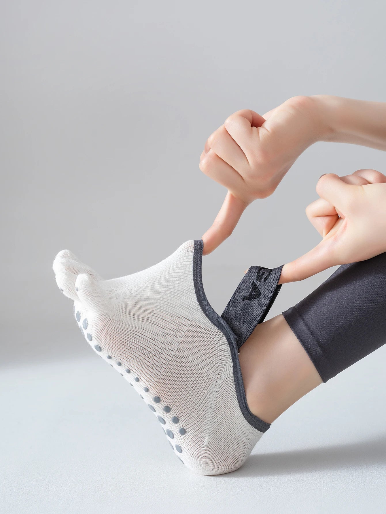 Five finger socks, professional anti slip for yoga & pilates