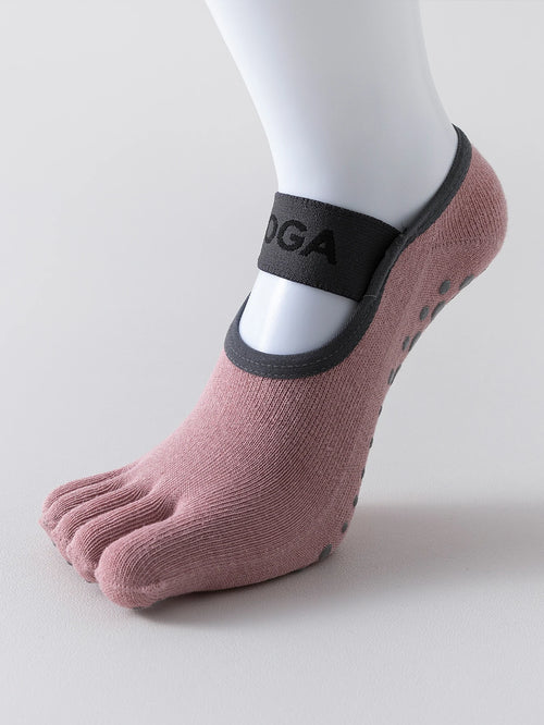 Five finger socks, professional anti slip for yoga & pilates