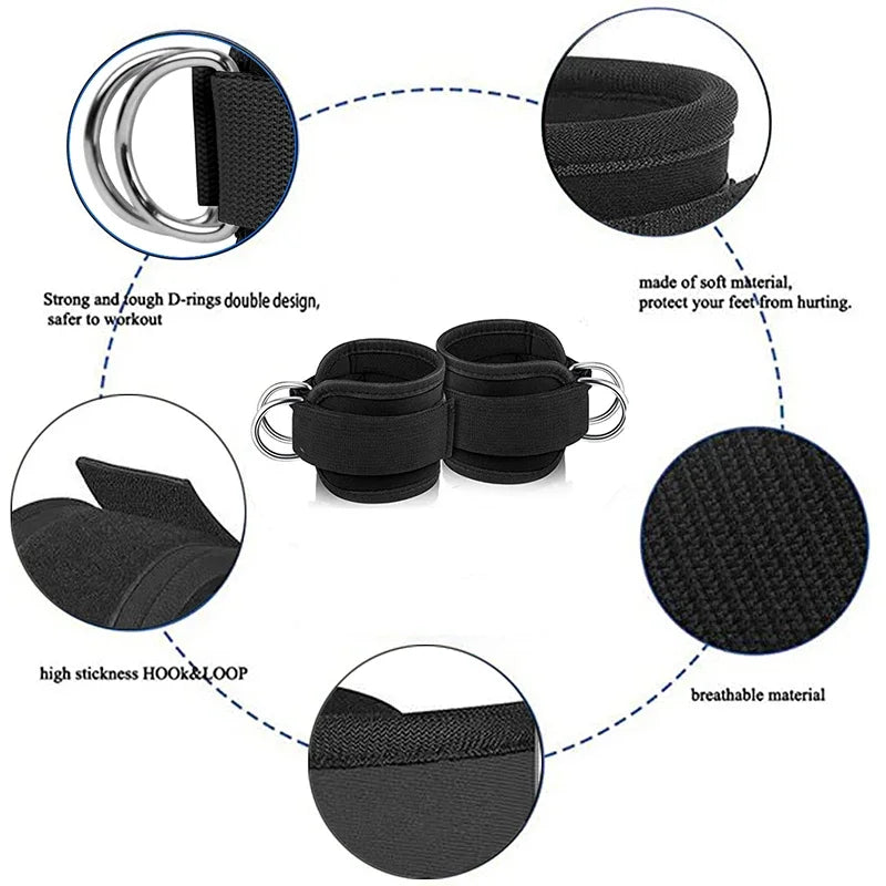 1/2/4Pcs Adjustable Ankle Cuffs