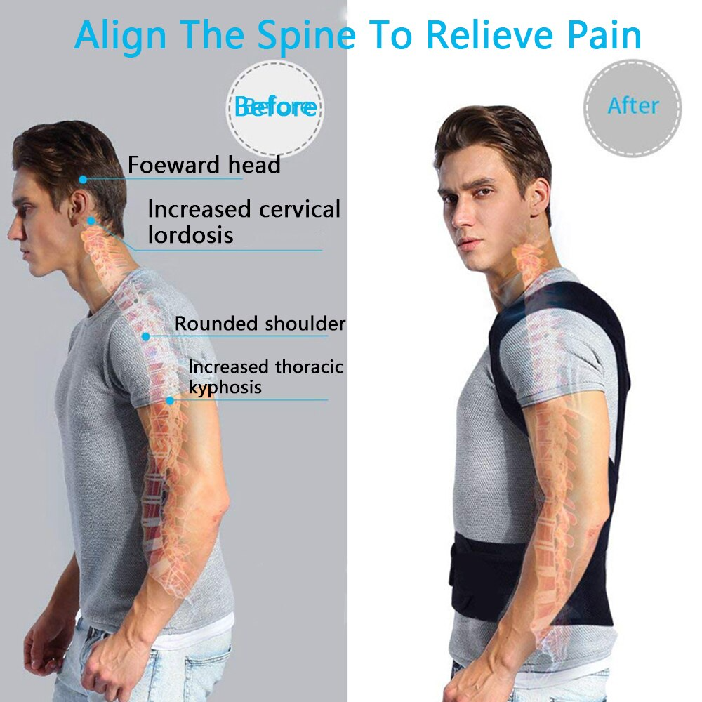 Adjustable Posture Corrector Low Back Support  Belt